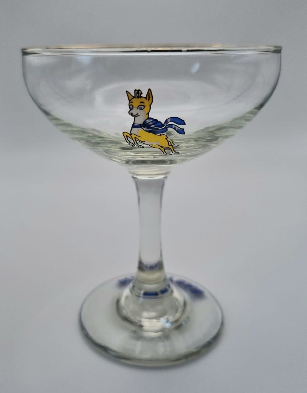 Vintage 1970s Babycham Glass Babycham Glasses Vintage Etsy UK