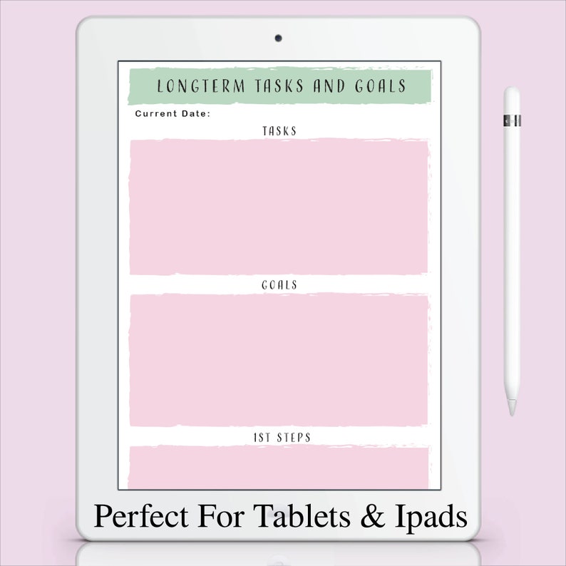 Daily Focus Goals List, to Do Printable, Simple Tasks List Template ...
