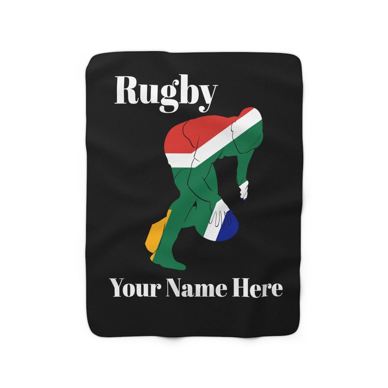 Personalized Rugby Blanket Cozy and Stylish Throw Blanket for Rugby