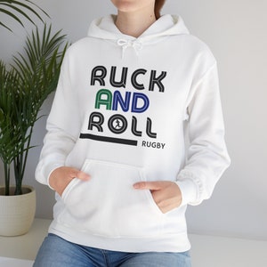 Ruck and Roll Rugby Unisex Hoodie - Cozy Cotton-Poly Blend | Gift For Rugby Players, Rugby Season Hoodie, gift for Rugby player and fans