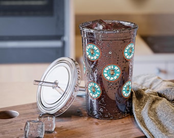 Reusable Acrylic Cup with Straw: Insulated Travel Drinkware