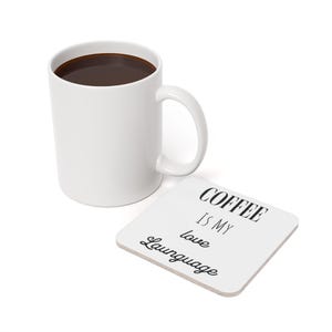 Coffee Lover Cork Back Coaster: Lebendige Home Barware