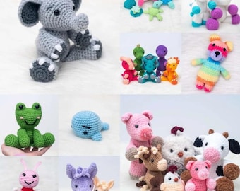 5000+ Crochet Plush Toy Patterns Bundle • Amigurumi PDF Designs • Cute Crochet Animals • Digital Pattern Pack for Beginners & Makers