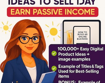 Digital Product Ideas Guide + Bonus Presets 100K+ Niches & Examples
