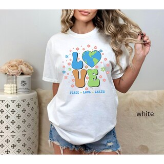Mavi T-Shirt Donna 'Love Earth Printed' – Morbida E Leggera, Design Creativo, Vestibilità Comoda, Qualità Premium