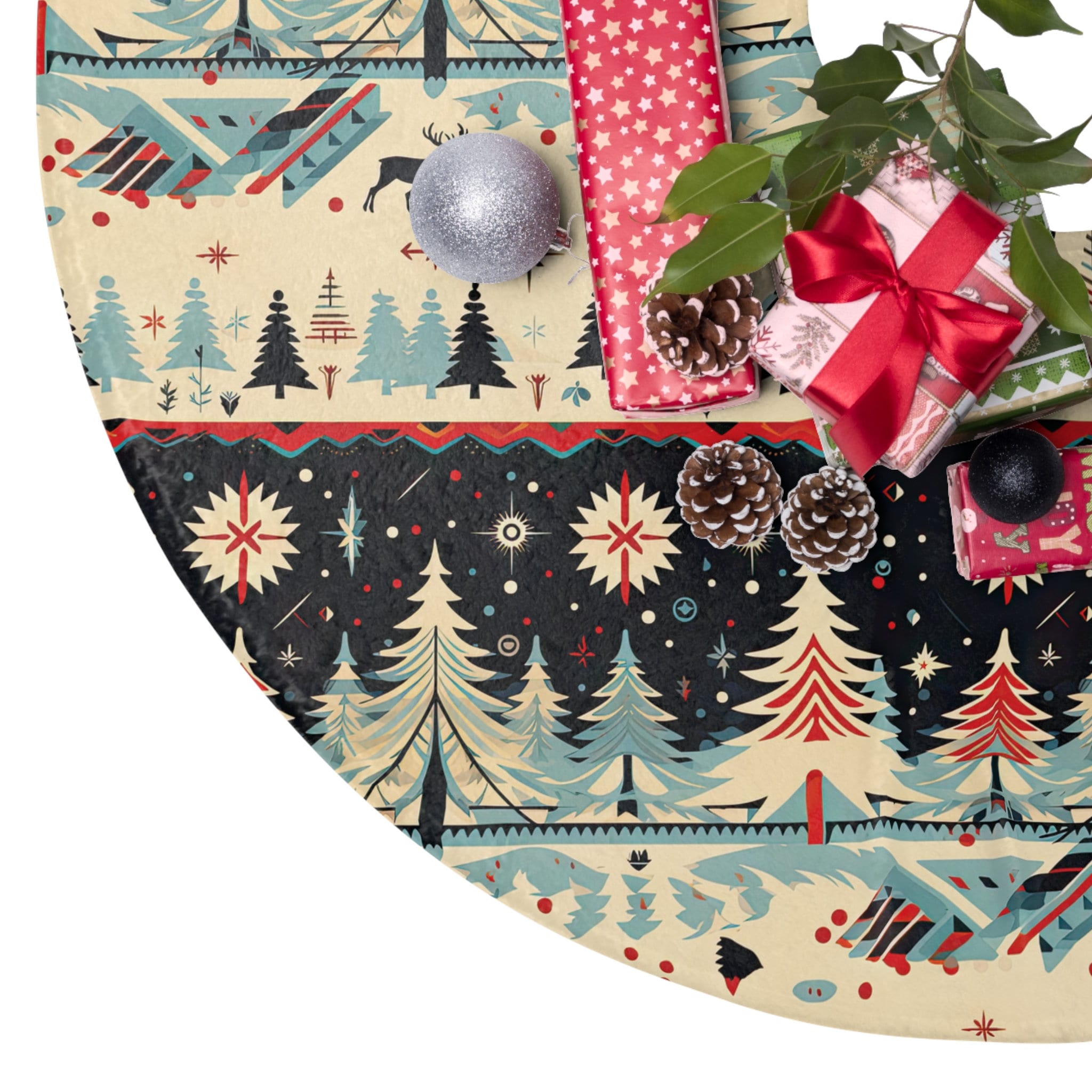 Western Christmas Tree Skirt 