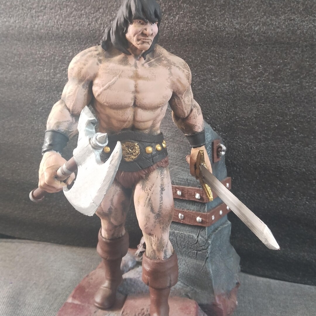 Archivo STL Conan Action Figure 🧸 ·Diseño de impresión en 3D para