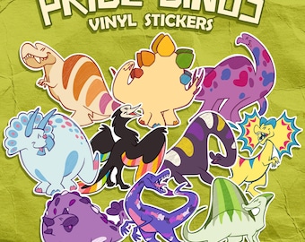 Pride Dinos - Vinyl Stickers