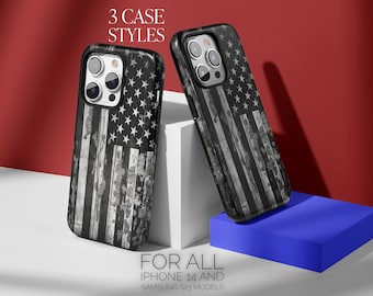 Etui na iPhone'a 14 / Galaxy S23 z flagą amerykańską: patriotyczny prezent