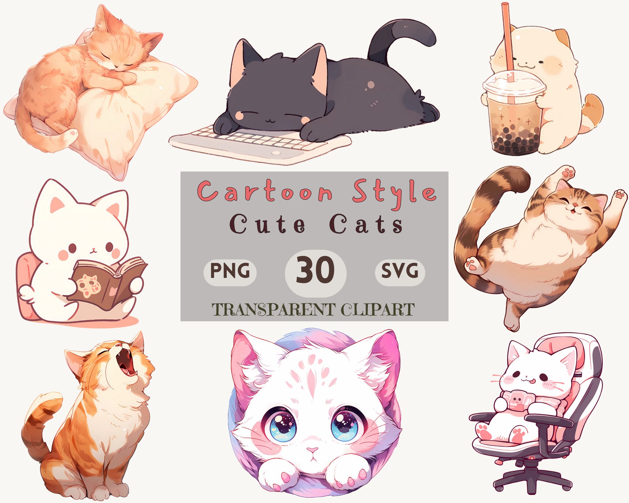 Gatos de alta calidad - Etsy México, image size:2000x1600