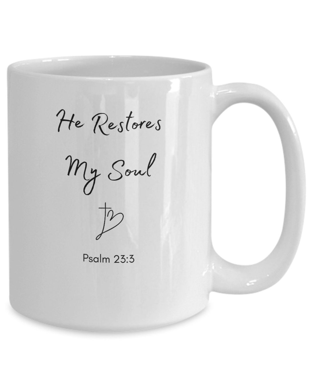Bible Verse Psalm 23 3 Religious Mug Gift Ideas For Bible Verse Psalm 
