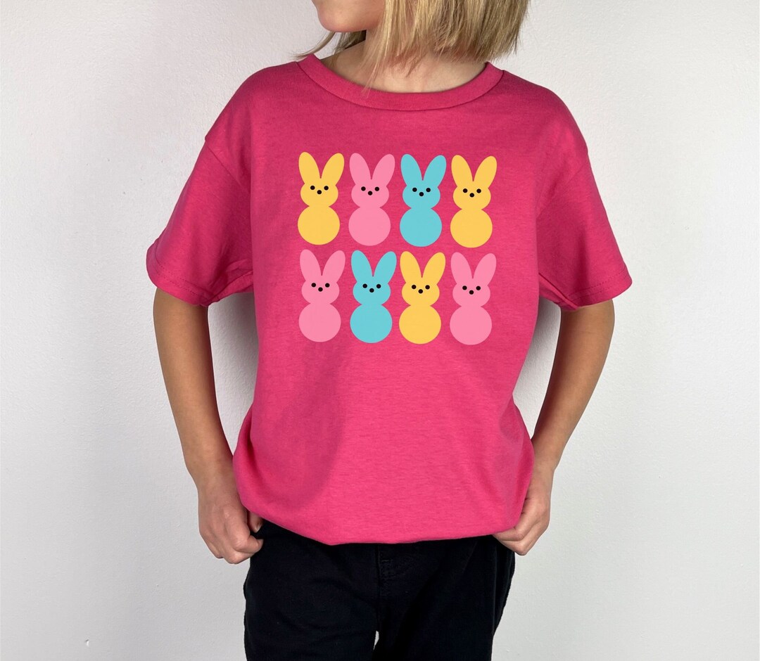 Kids Easter Peeps Tshirt, Easter Tee, Peeps, Happy Easter, Cute Easter