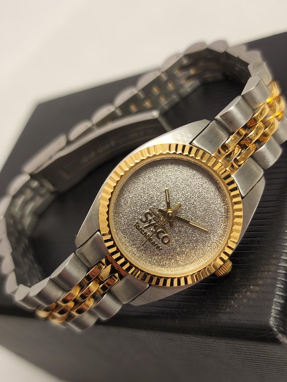 Retro Two Tone Womens Watch Quartz Datejust Style Watch  display picture 1