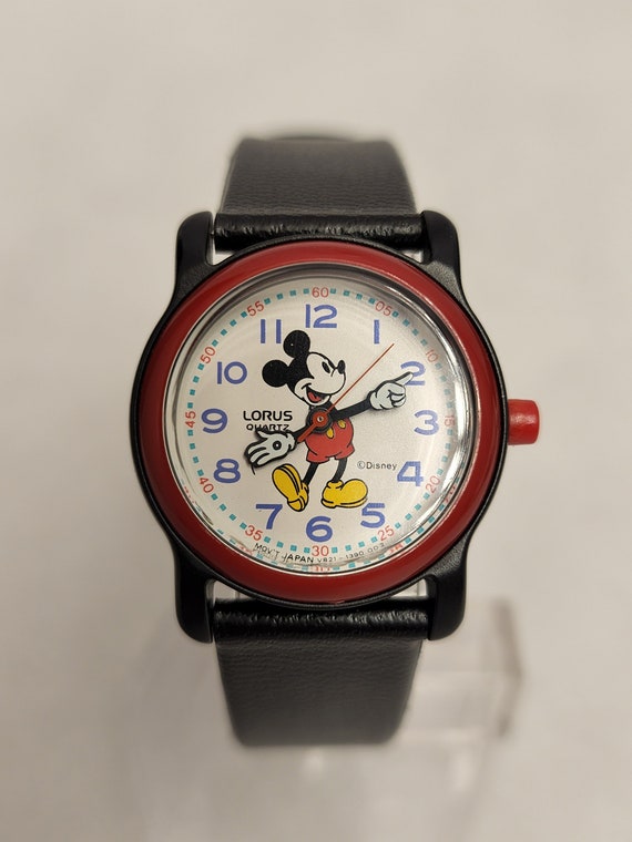 Vintage Lorus By Seiko Mickey Mouse Quartz Watch W