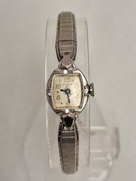 Vintage Womens Watch Bulova 1960s Cocktail Watch … - image 2