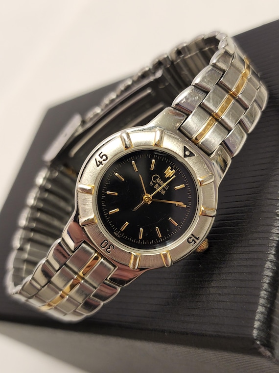 Retro Two Tone Womens Watch Caravelle by Bulova Quartz  display picture 1