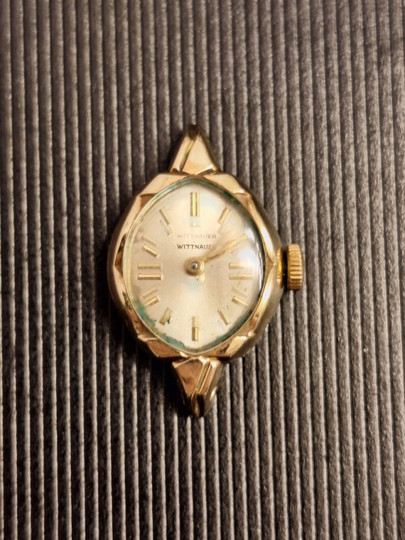 Vintage Wittnauer 10k Plated Womens Cocktail Watch