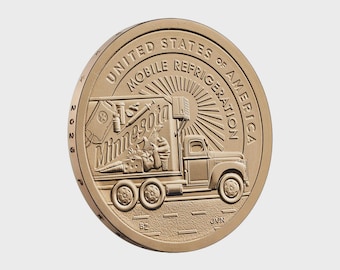 PRESALE | 2-Coin Set D, P, American Innovation Dollar - Minnesota, handpicked!