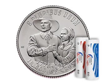 2026 P&D (2 coins) Mayflower Compact Semiquincentennial Quarters!