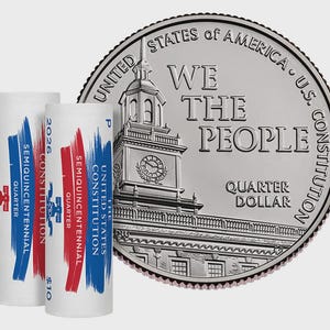 PRESALE U.S. Constitution Quarter 2 Coins Collectible Set – (P&D Mint Marks)