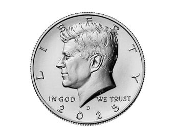2025-D Kennedy Half Dollar – Denver Mint Uncirculated (From U.S. Mint Roll)