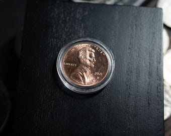 Air-Tight 19mm Coin Capsule, US Penny Holder (Pack of 10)