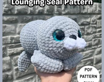 Lounging Seal Crochet Pattern