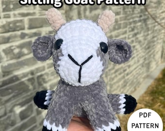 Sam The Sitting Goat Crochet Pattern
