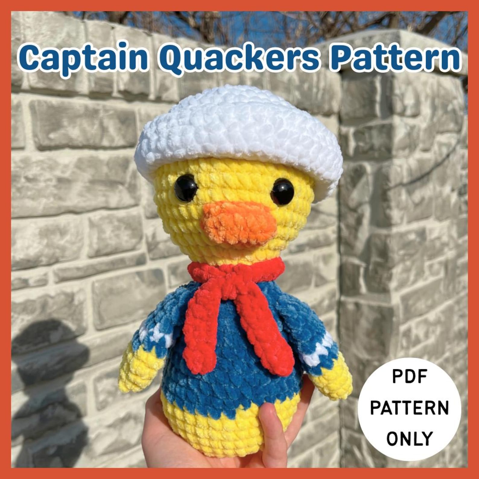 Captain Quackers Crochet Pattern - Etsy