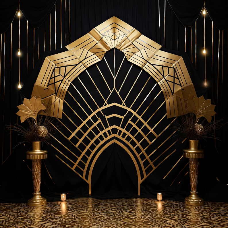 Art Deco Glamour Digital Backdrop Collection - 55 Jpeg Files for ...