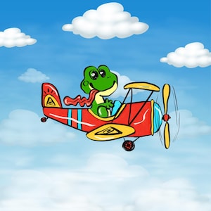 Froggy Pilot Sticker (May &#39;25)