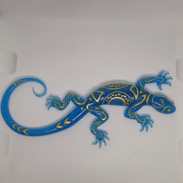 Figurine murale lézard