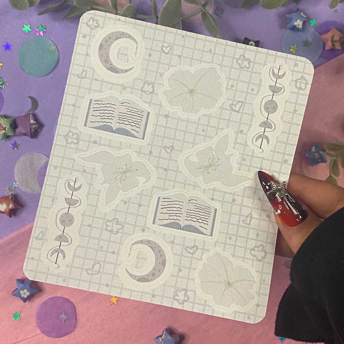 Moonlight Sticker Sheet - Etsy