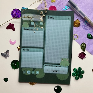 Froggie Daily Planner Notepad