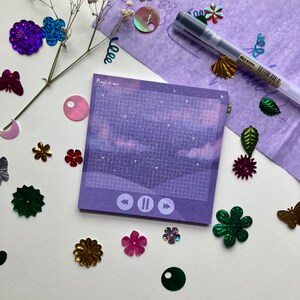 Dreamy Playlist Memo Notepad