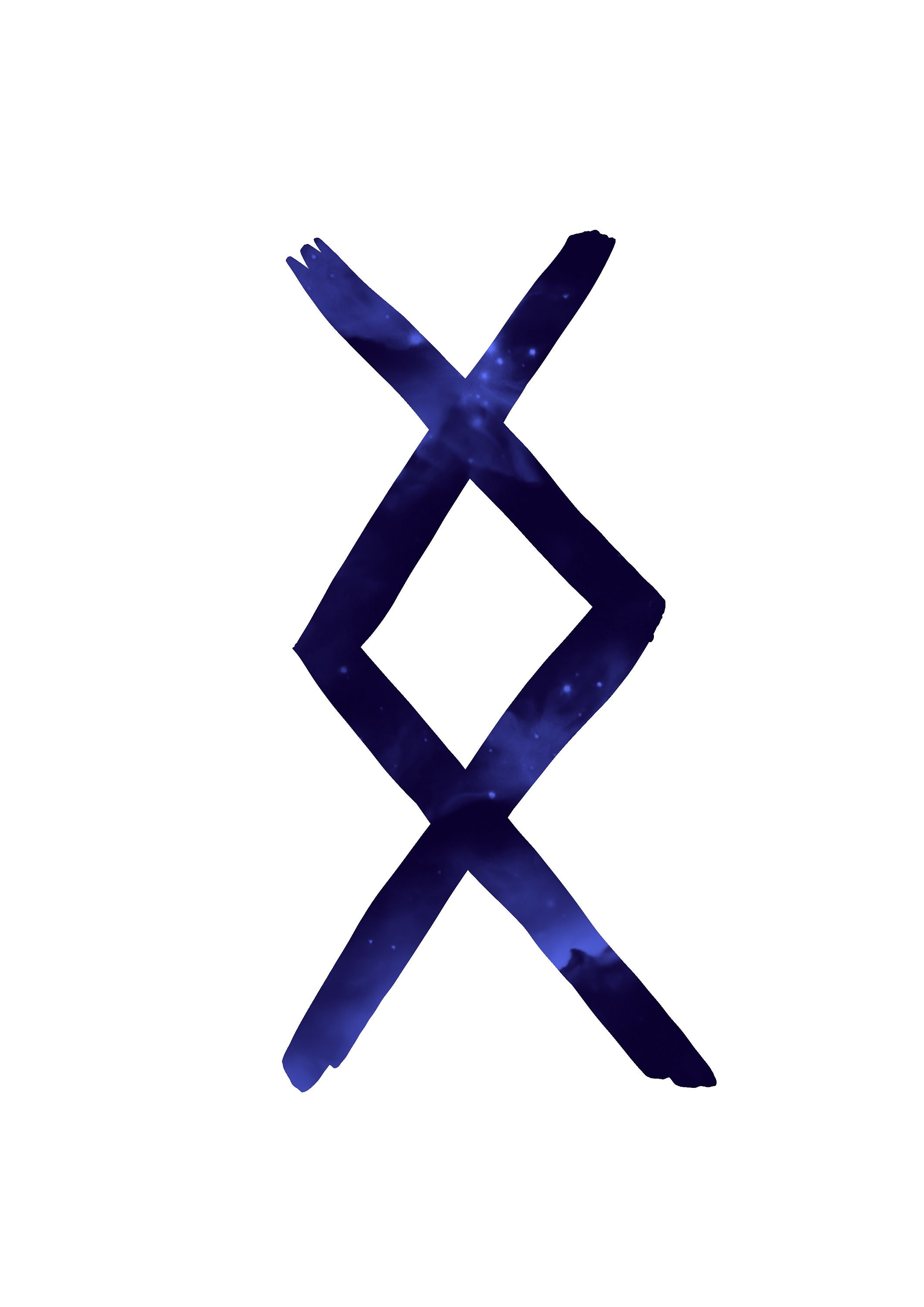 Ingwaz Rune, Elder Futhark, Viking Norse PNG (digital Download) - Etsy