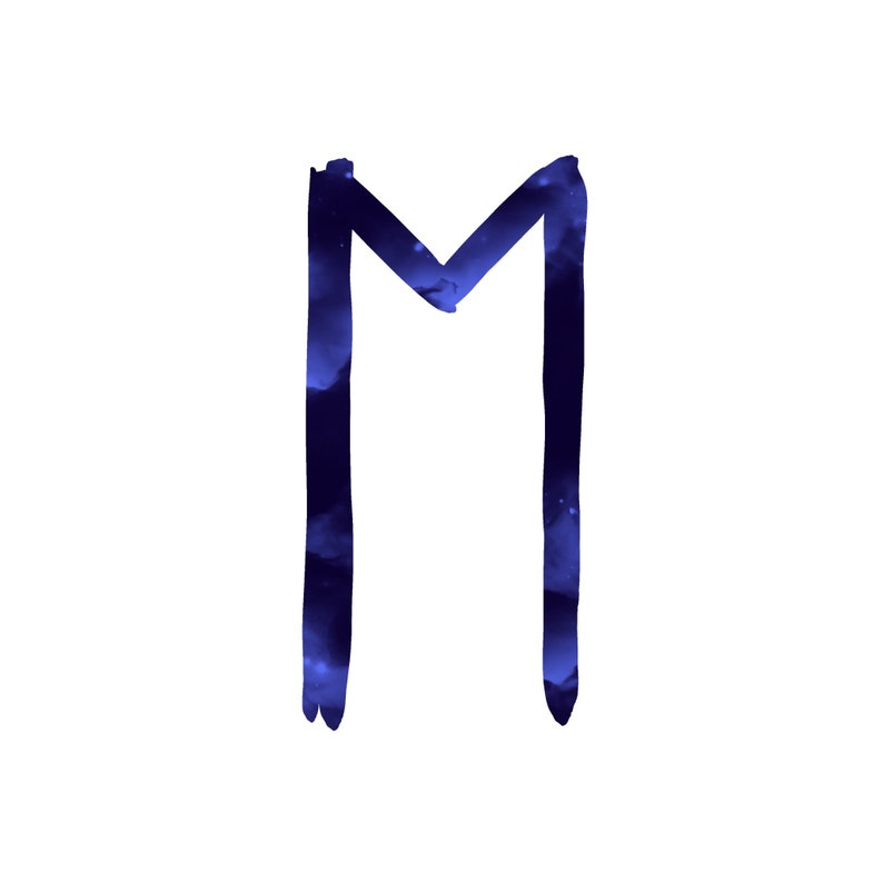 Ehwaz Rune, Elder Futhark PNG, Vikings Rune, Runic Alphabet Digital ...