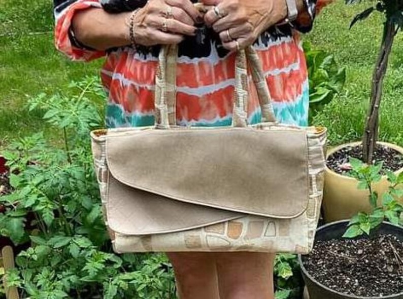 Tote Bag Pattern PDF Hand Bag Pattern Make Bag Erin Bag Pattern Tote