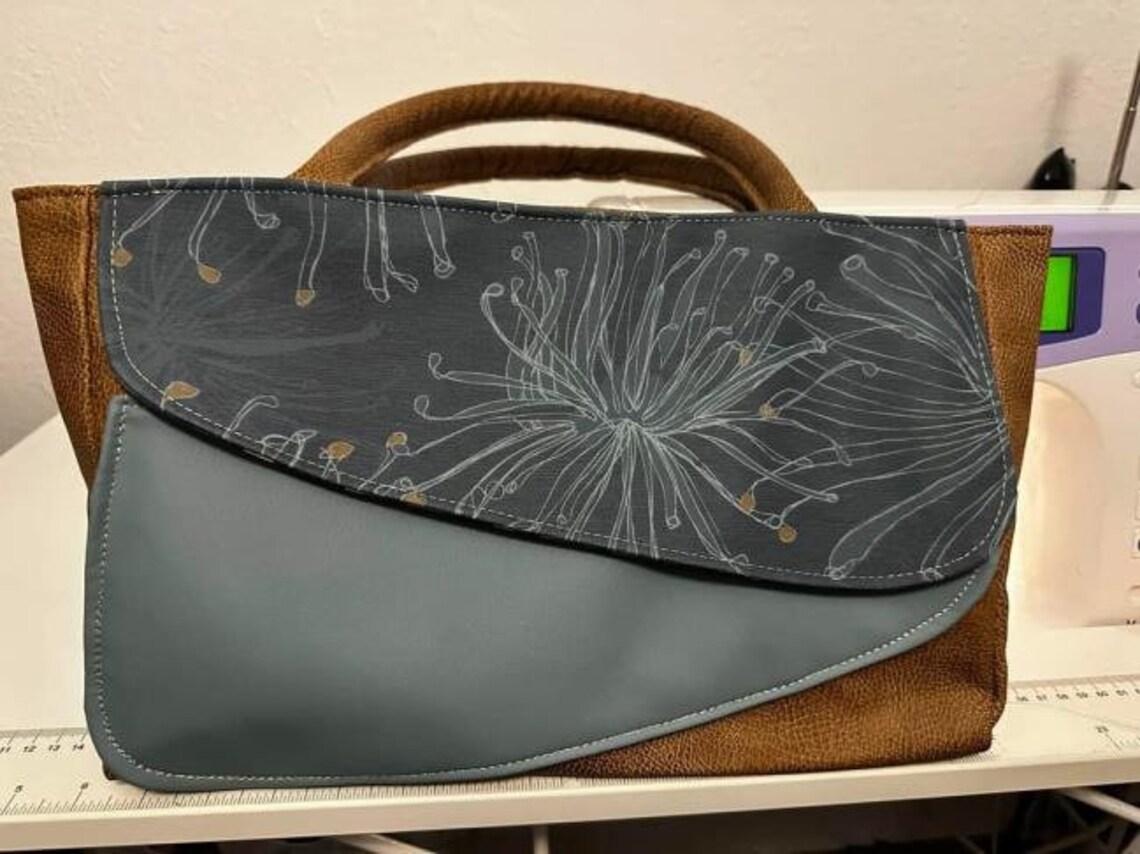 Tote Bag Pattern PDF Hand Bag Pattern Make Bag Erin Bag Pattern Tote