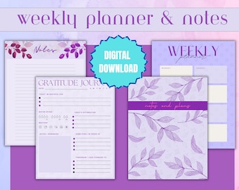 Simple Minimalist Digital Weekly Planner | Spring | 2023 | Daily | Weekly | Notability | Minimal Digital Planner