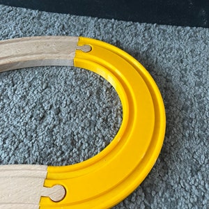 180 degree curve U-Turn Brio IKEA Lillabo wooden railway special rails
