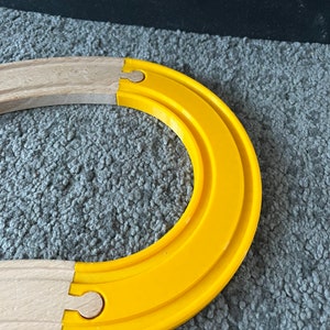 180 degree curve U-Turn Brio IKEA Lillabo wooden railway special tracks