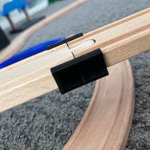 Wide bridge clips Brio IKEA Lillabo wooden train