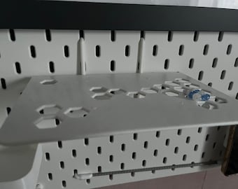 Honeycomb board for Ikea Skadis pegboard