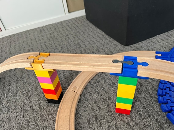 Buy Connect Brio IKEA Lillabo Wooden Train With Lego Duplo Online in India Etsy