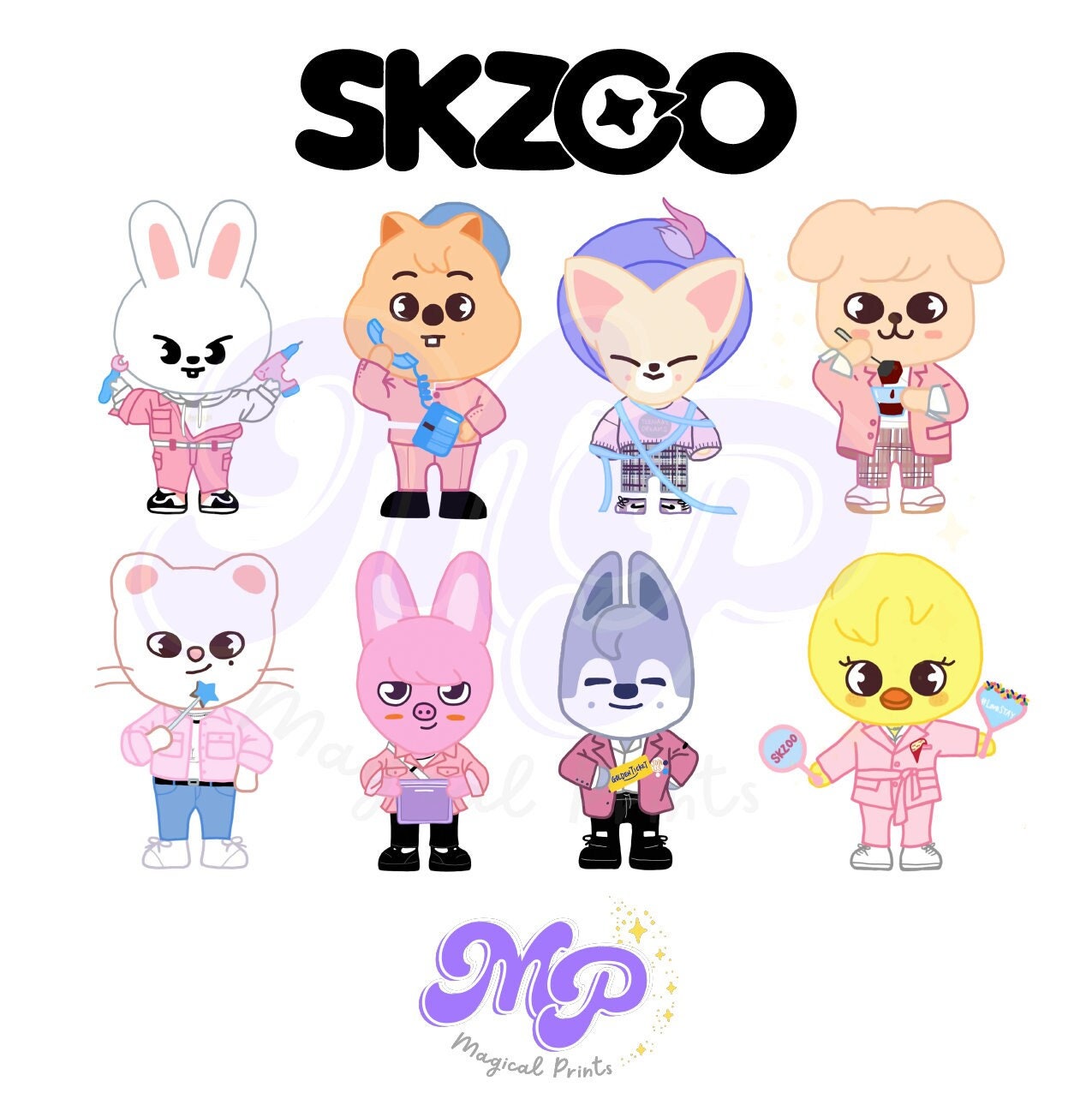 스트레이키즈 Stray Kids CHARACTER SKZOO OFFICIAL GOODS [ 애 OH ver. ] - in stock
