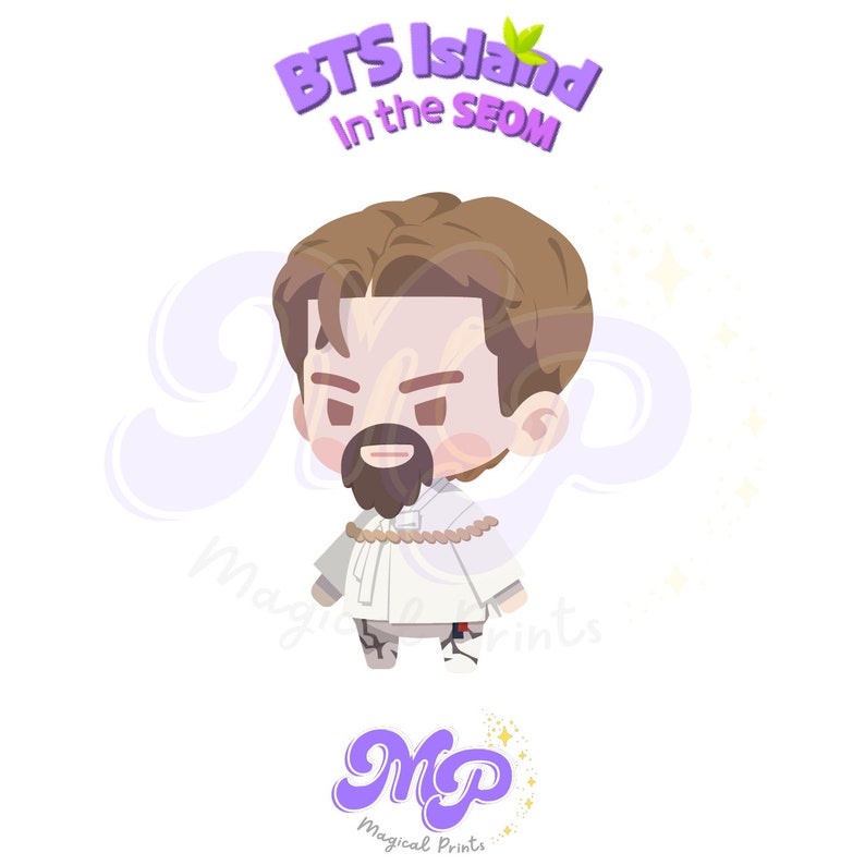 BTS Island in the SEOM Taehyung / Digital stickers / PNG files image 2