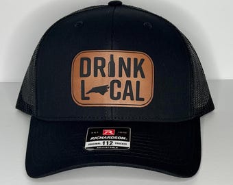North Carolina Drink Local Patch Hat