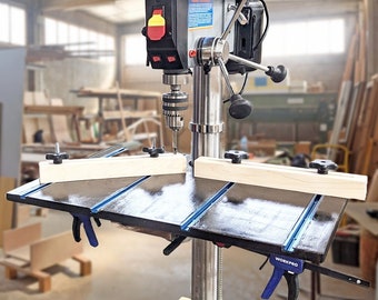 DIY Drill Press Table Building Plan, Woodworking Design (Digital Download)