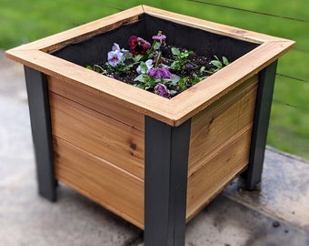 DIY Garden Planter Building Plan Wooden Garden Planter Design Outdoor Garden Box Woodworking Plans